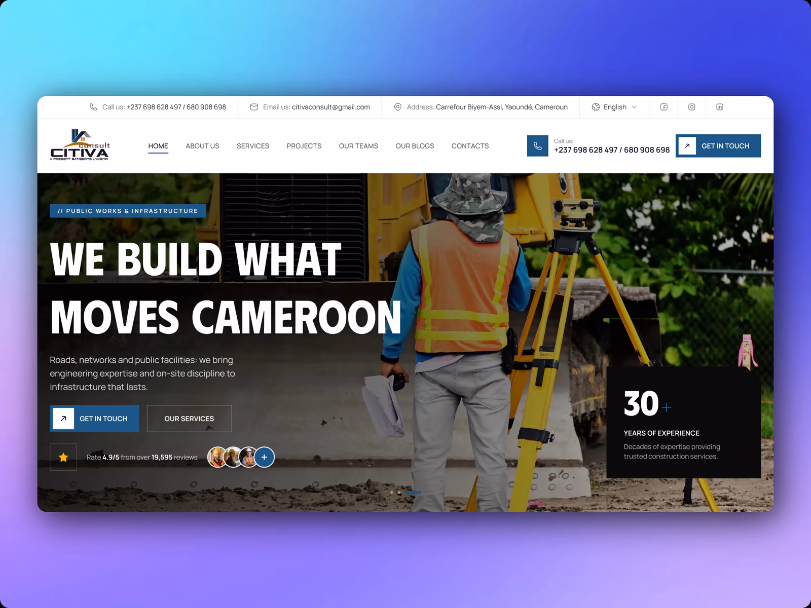 Preview of CITIVA Consult: Corporate Website